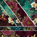 Romantic Floral Collection- Vinyl 2 Mixed Media