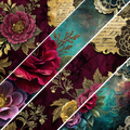 Romantic Floral Collection- Vinyl 6 Mixed Media
