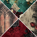 Romantic Floral Collection- Vinyl 7 Mixed Media