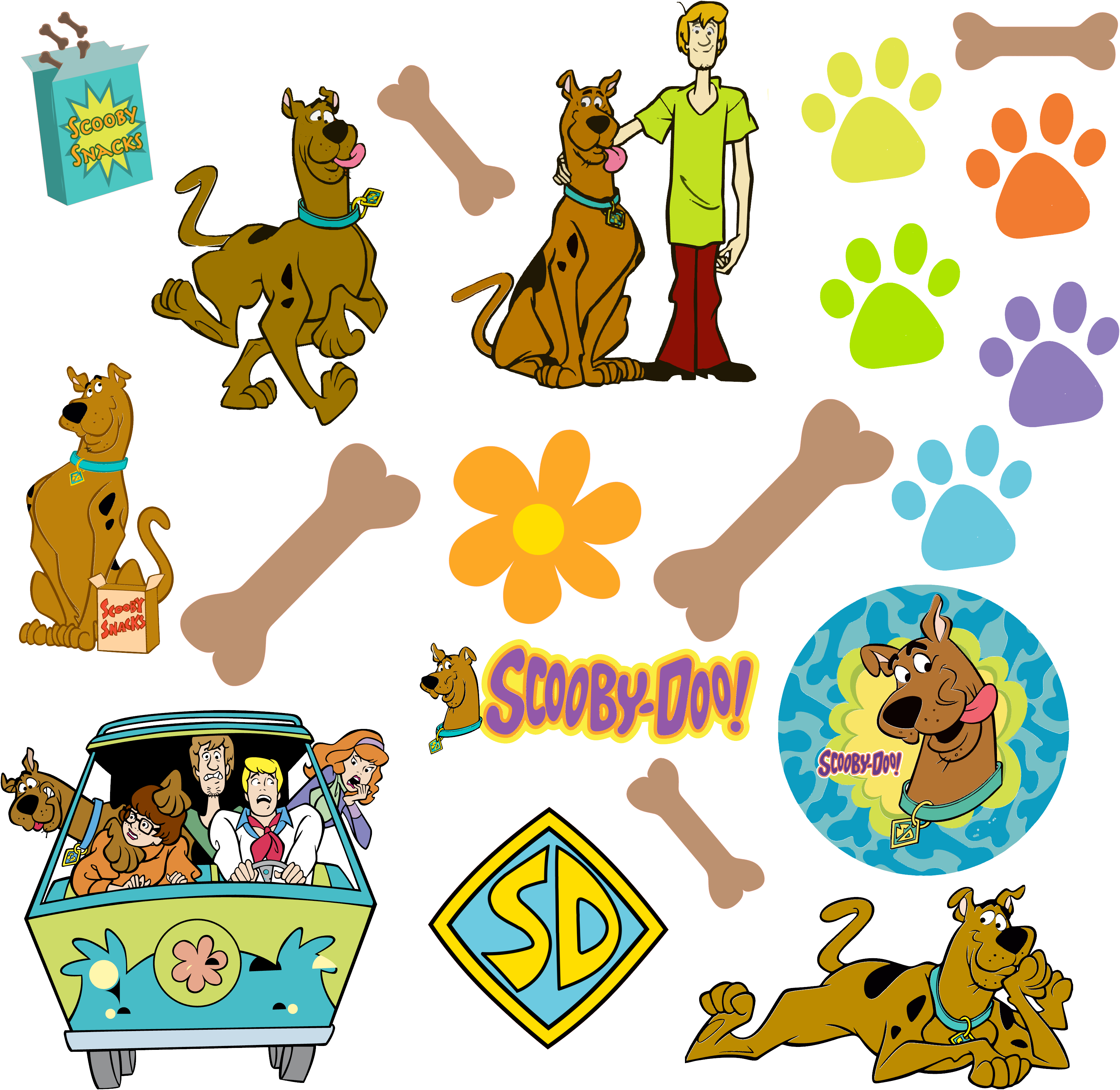 Scooby Collection- Mixed Element Sheet