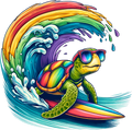 Sea Turtle Wave