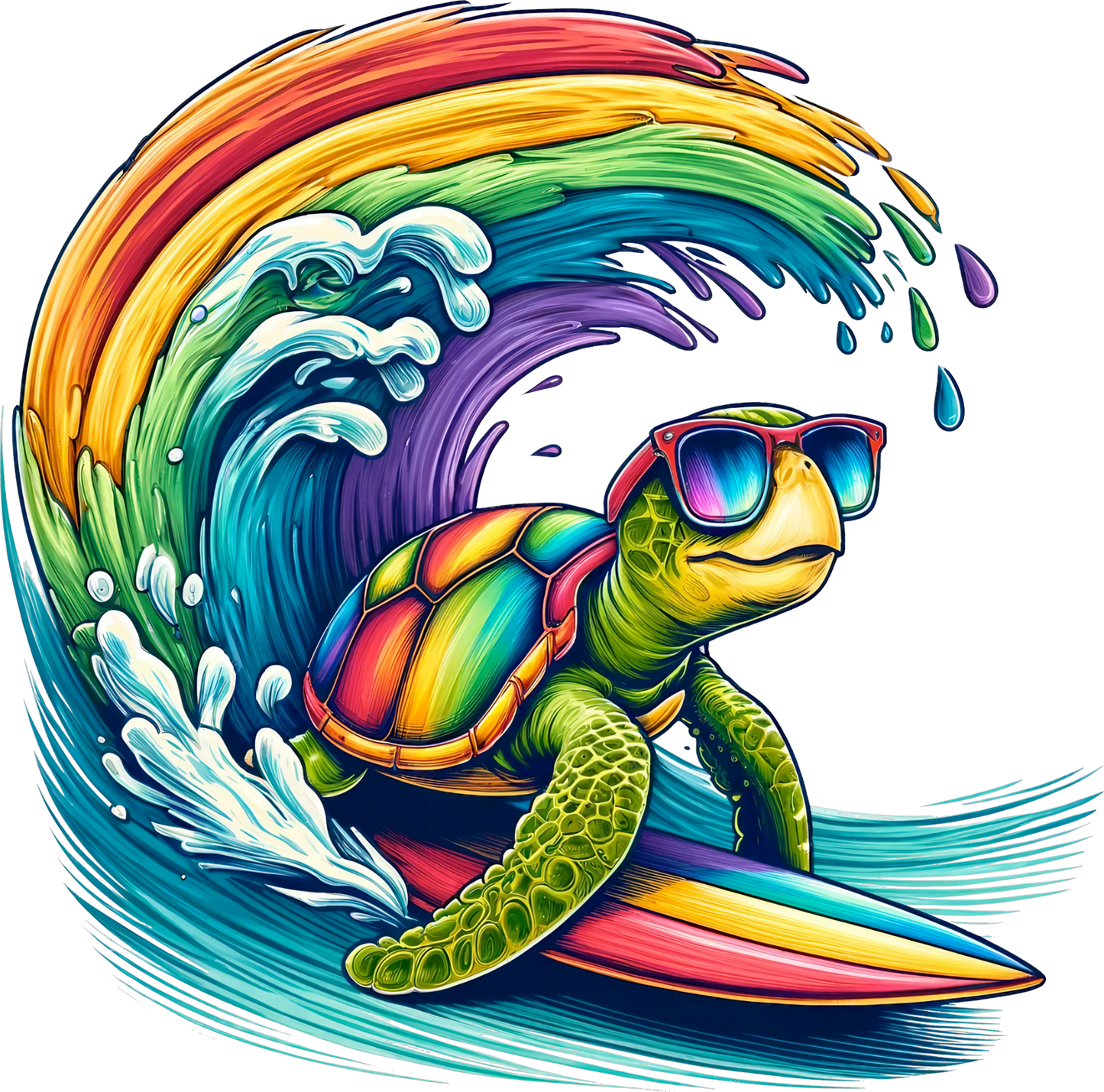 Sea Turtle Wave