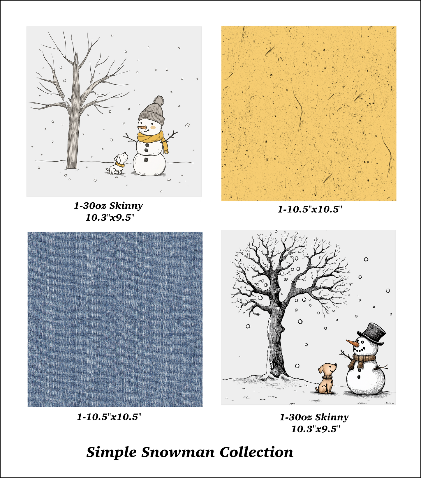 Simple Snowman Collection