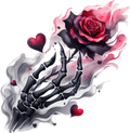 Skull & Roses Collection- Decal 1