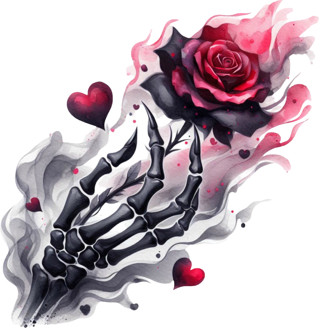 Skull & Roses Collection- Decal 1