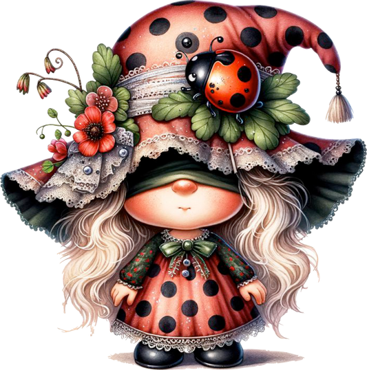 Strawberry Ladybug Girl