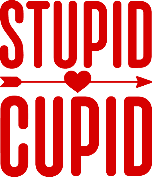 Weenie Collection- Stupid Cupid Red Decal