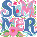 Summer Flower Decal