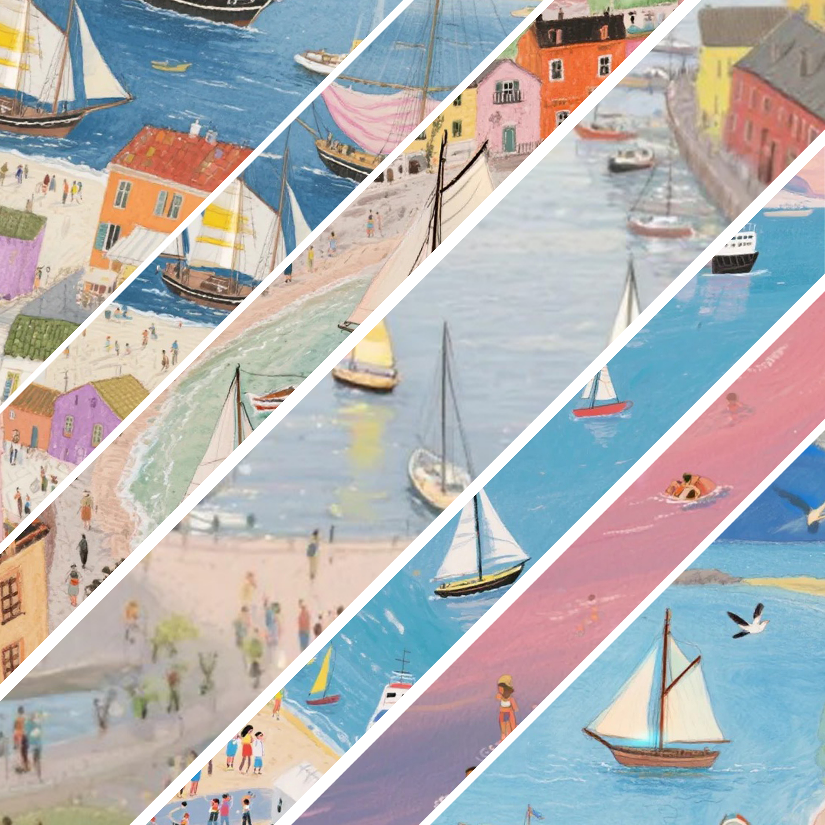 Summer Travel Mixed Media 21