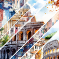 Summer Travel Mixed Media 23