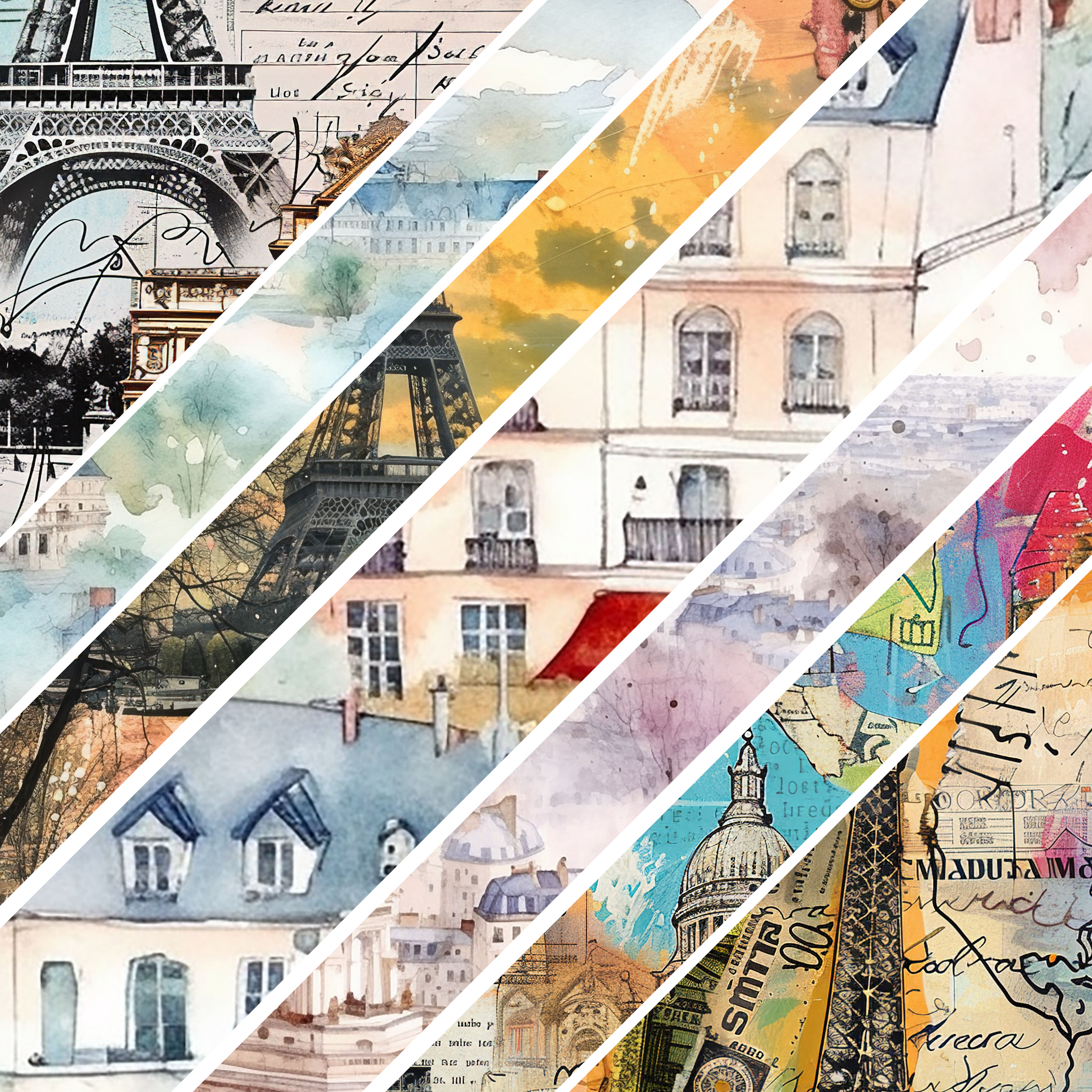 Summer Travel Mixed Media 25