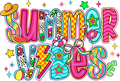 Summer Vibes Decal