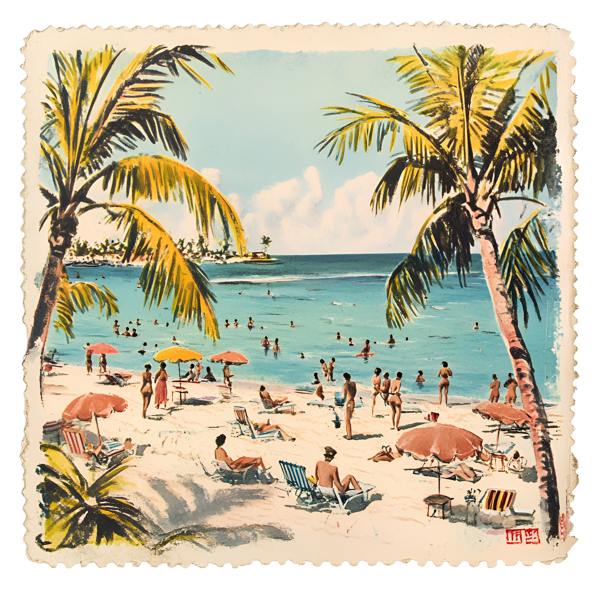 Summer Travel Decal 36