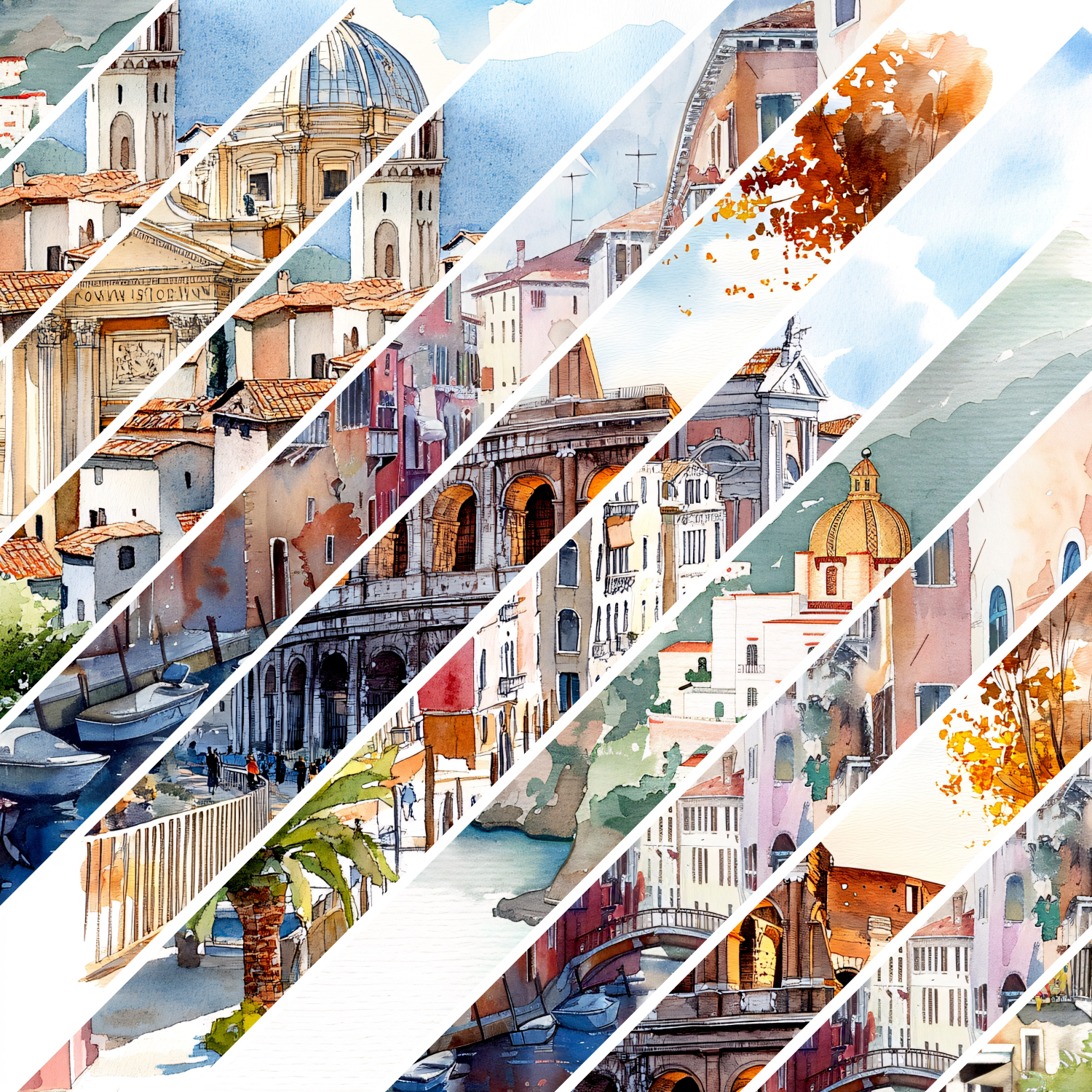Summer Travel Mixed Media 10