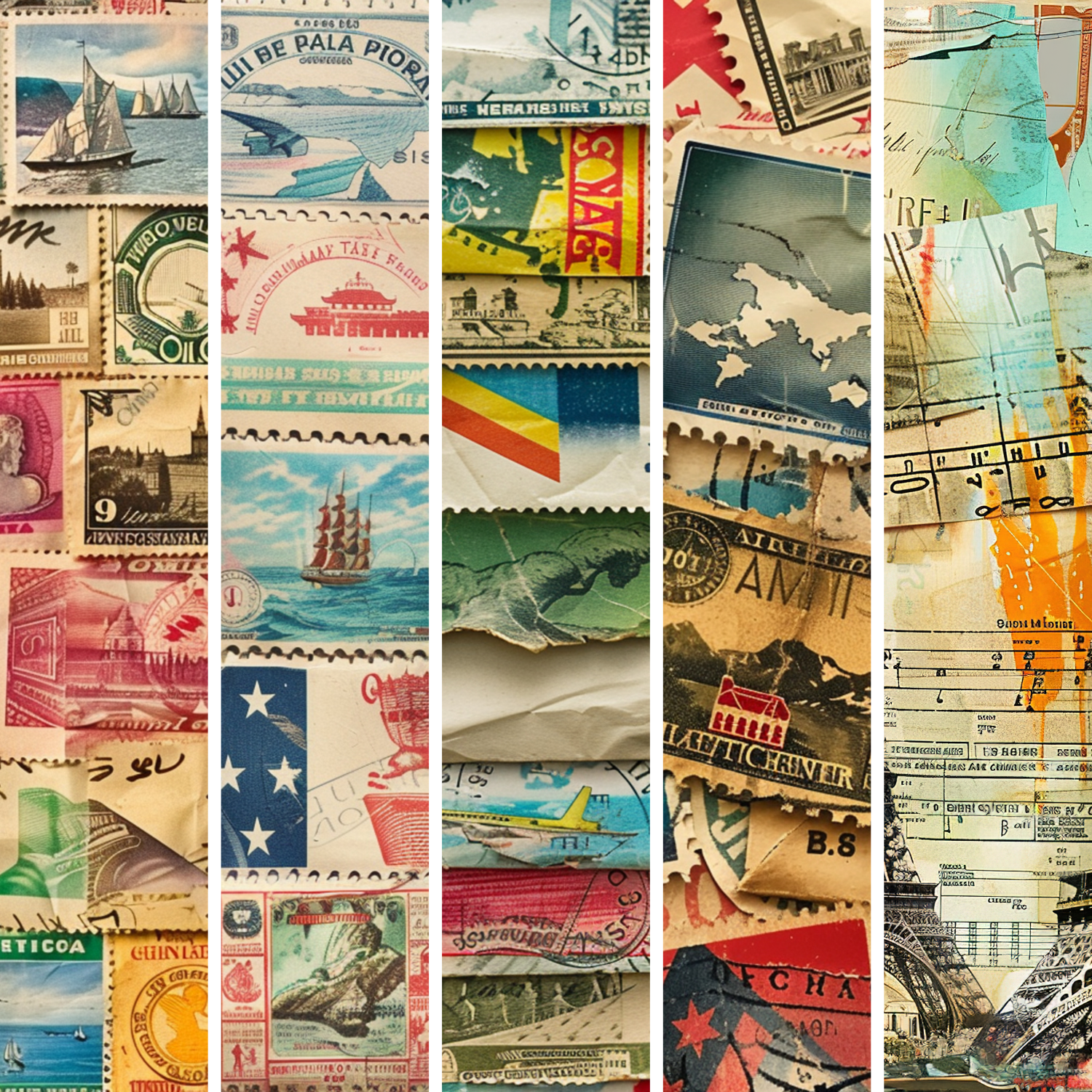 Summer Travel Mixed Media 12