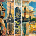 Summer Travel Mixed Media 14