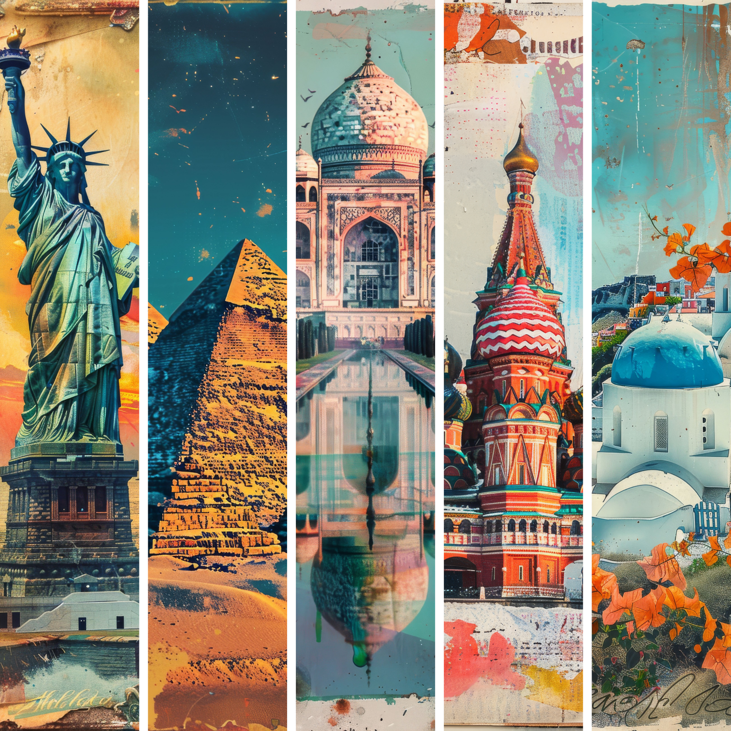 Summer Travel Mixed Media 15
