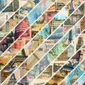 Summer Travel Mixed Media 9