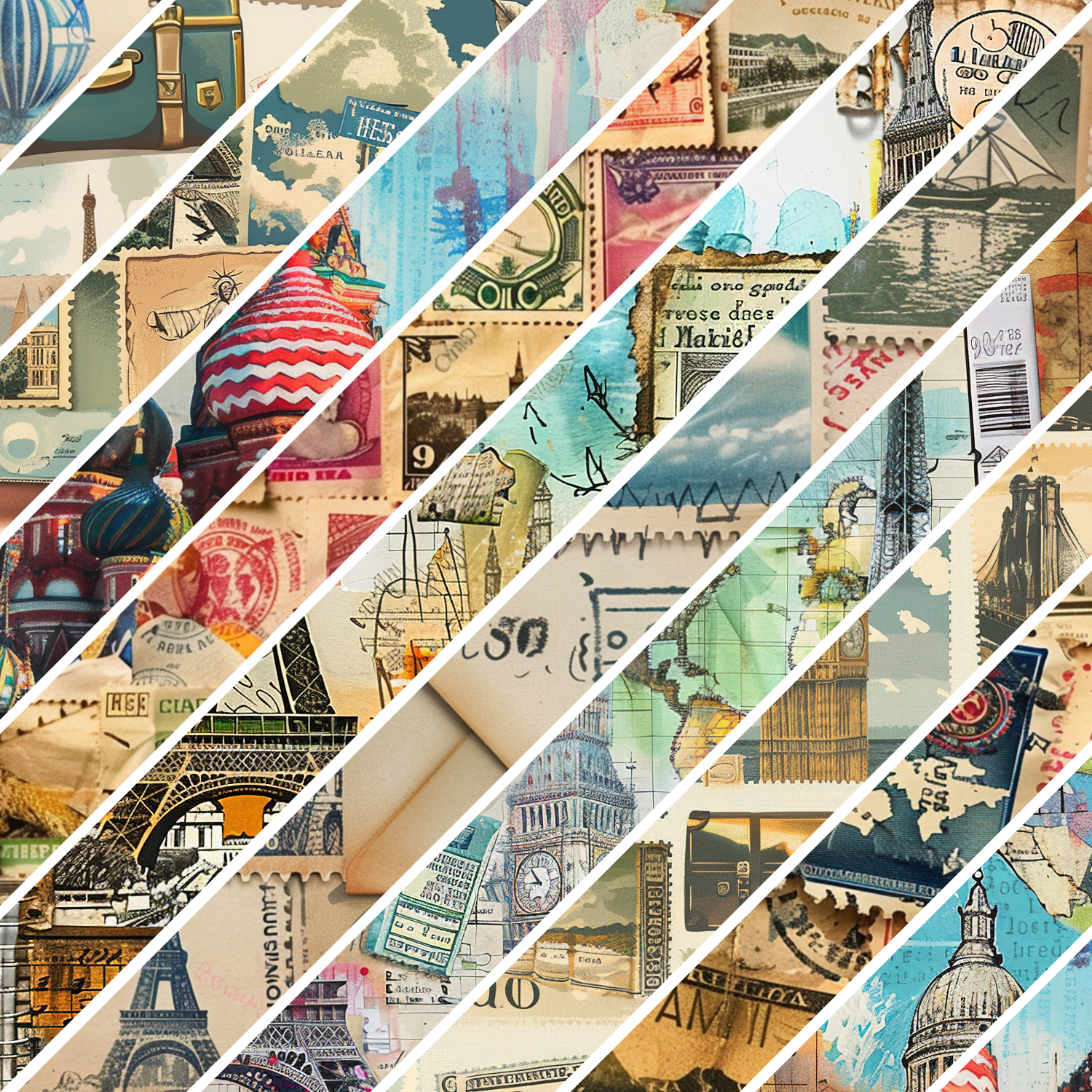Summer Travel Mixed Media 9