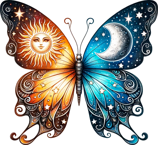 Sun Moon Butterfly