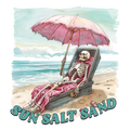 Sun Salt Sand Skeleton Decal