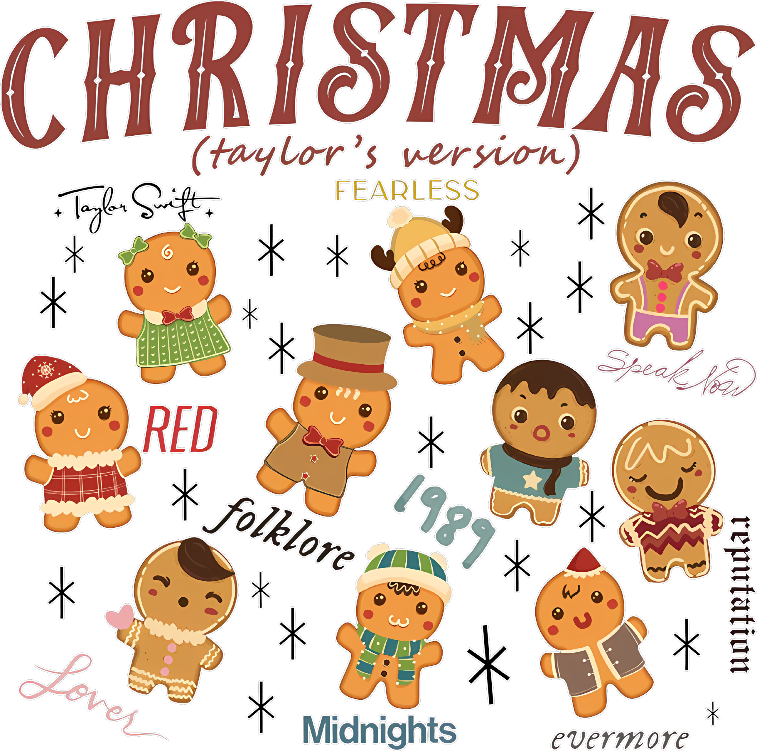 Swift Gingerbread Decal