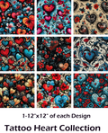 Tattoo Heart Collection