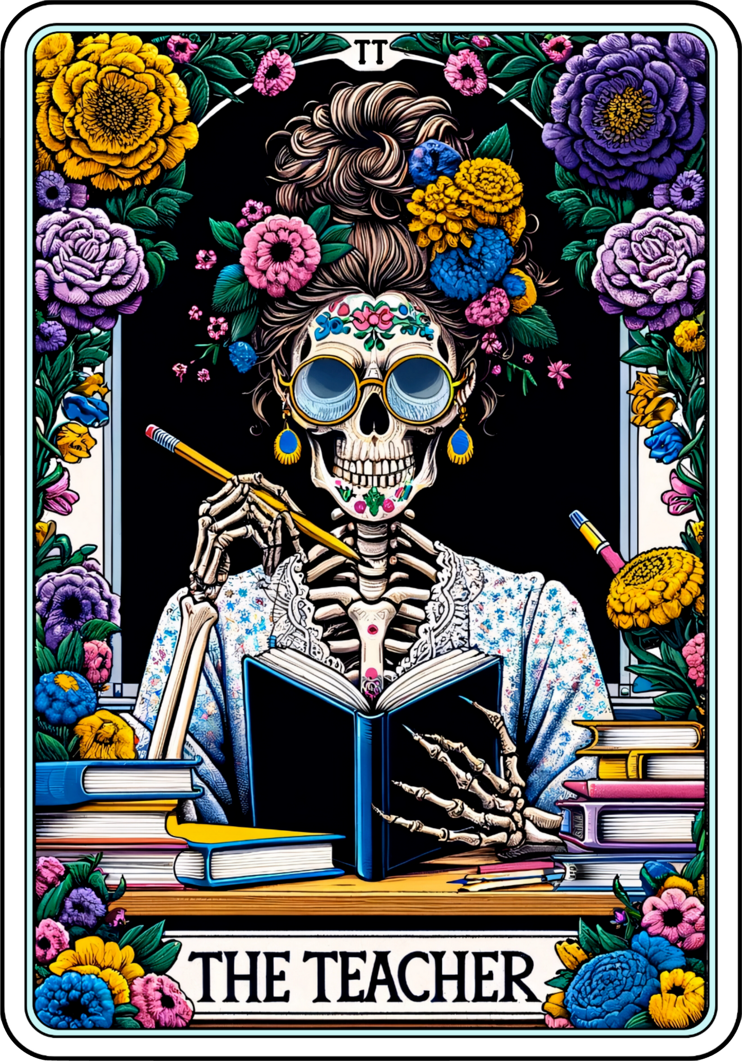 Teacher tarot card