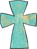 Teal Cross