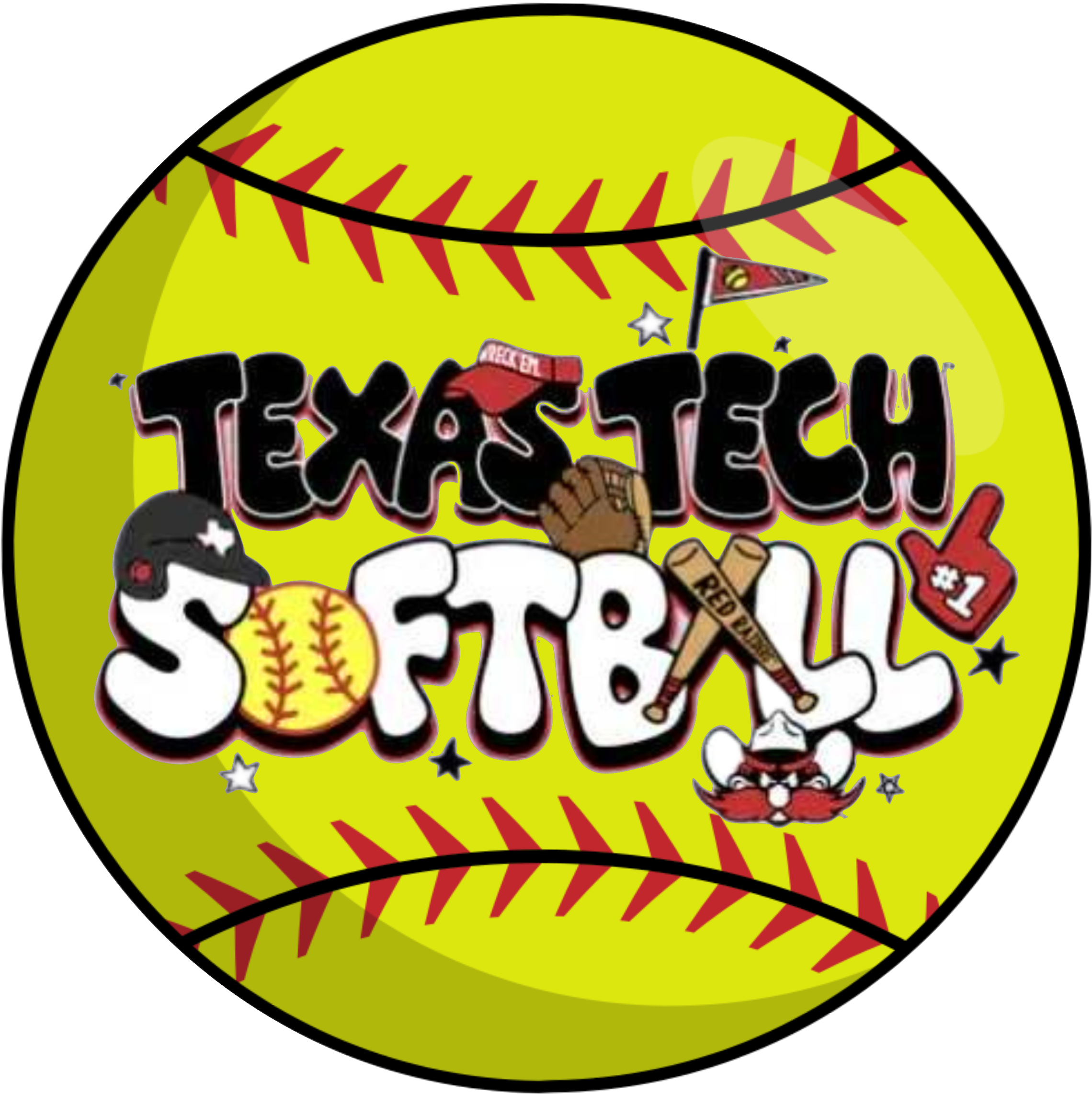 Softball Decal-Elysa