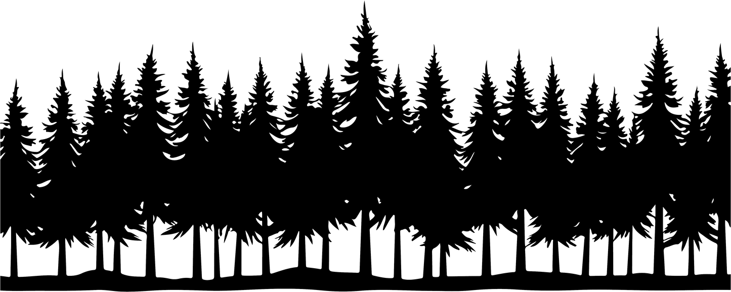 Tree Line Silhouette 1