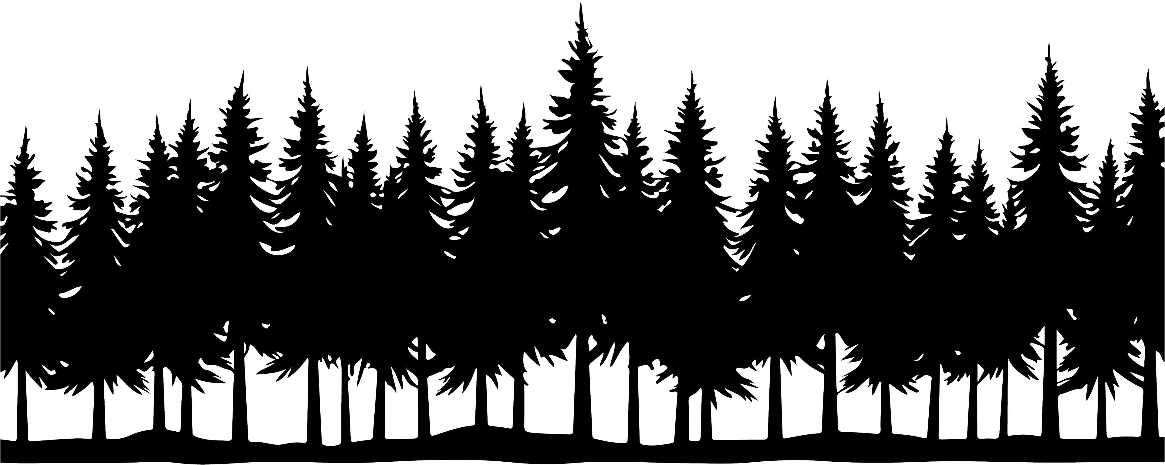 Tree Line Silhouette 1