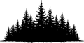 Tree Line Silhouette 2
