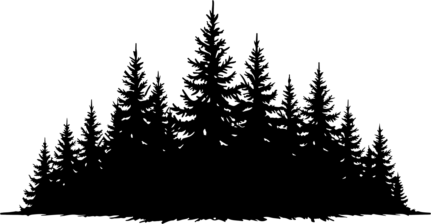 Tree Line Silhouette 2