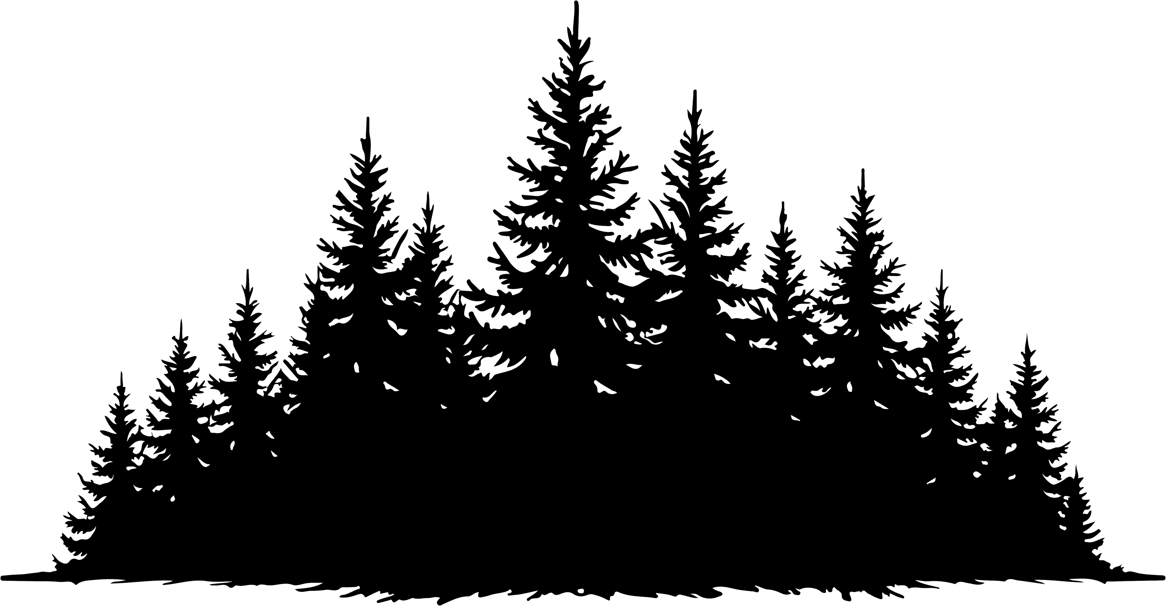 Tree Line Silhouette 2