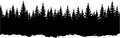 Tree Line Silhouette 4