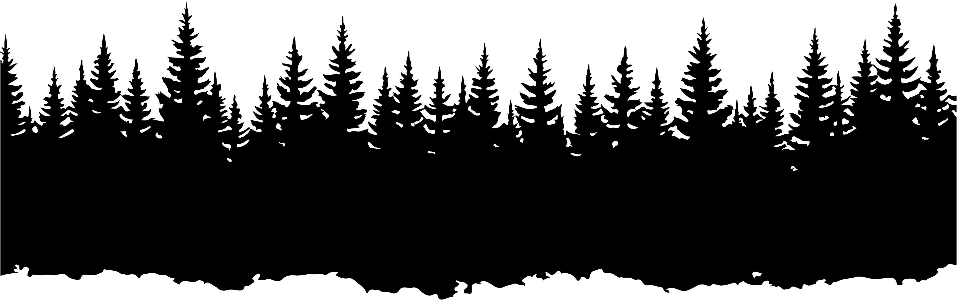 Tree Line Silhouette 4