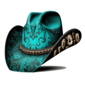 Turquoise Cowboy Hat 2