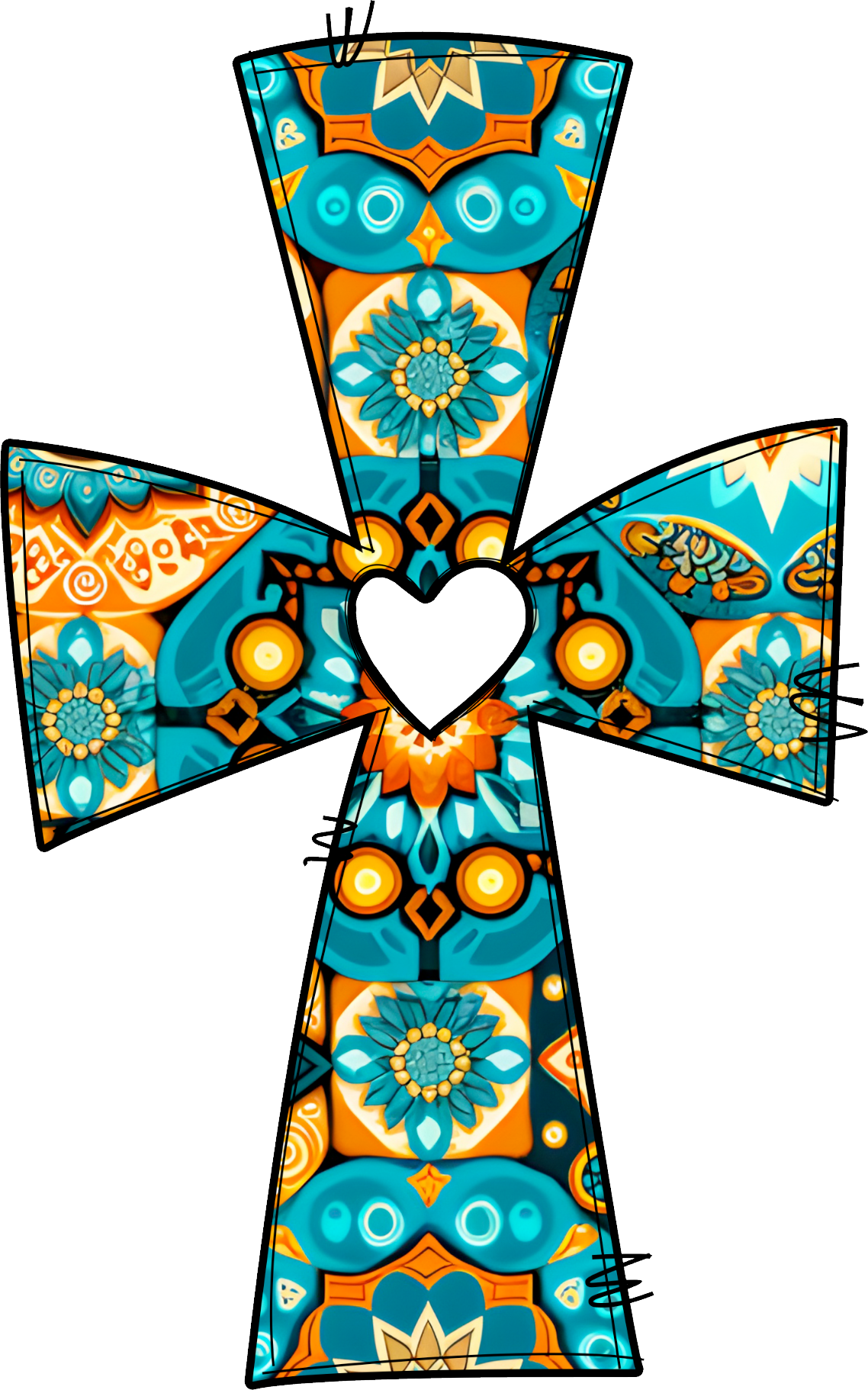 Turquoise Cross