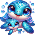 Turtle Baby and Mama 4