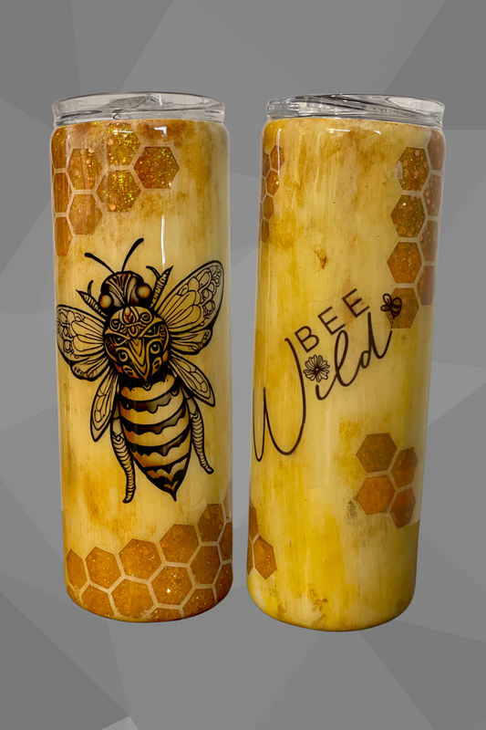 Bee Wild 20oz tumbler