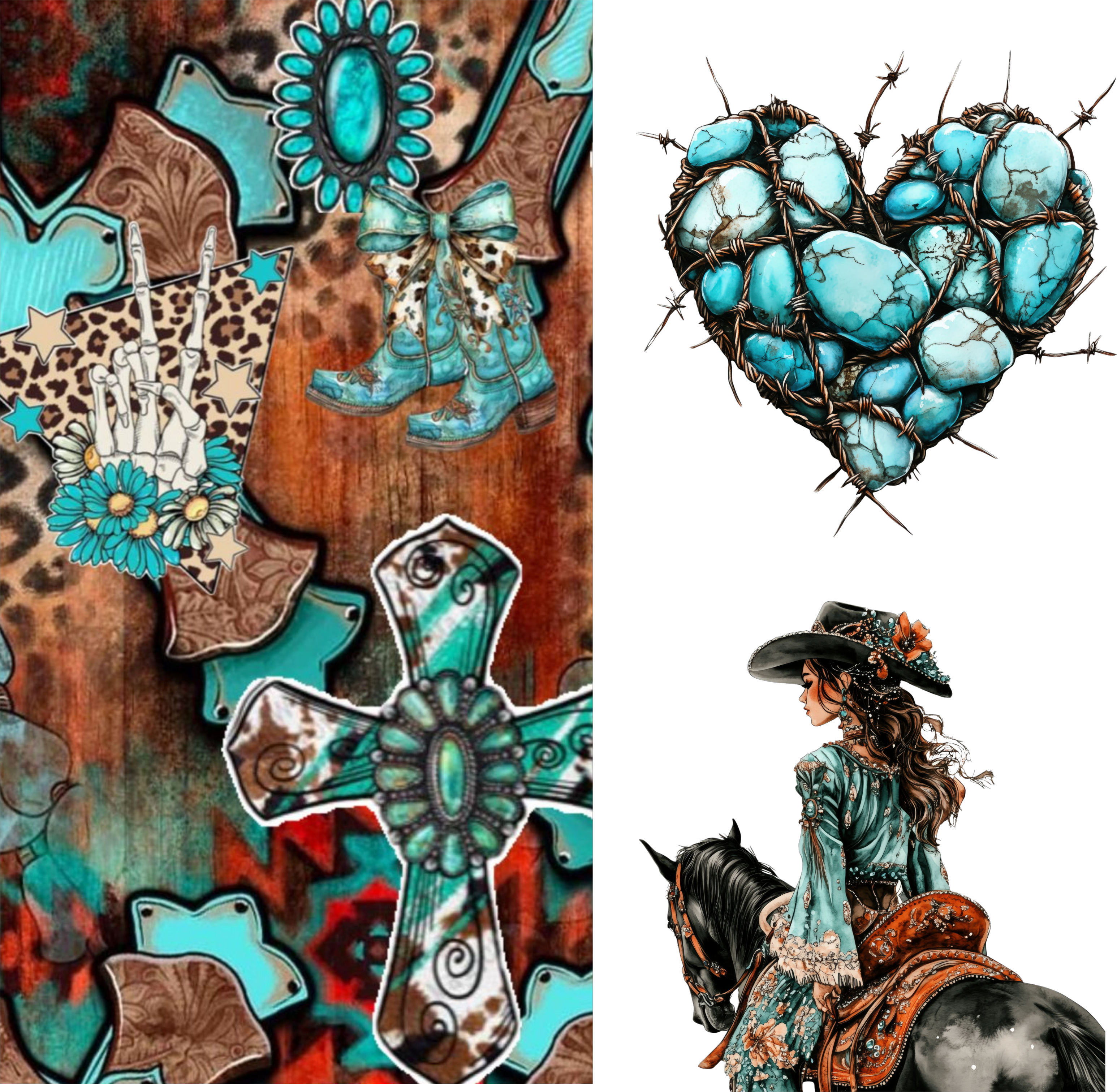 Summer 26' Western Mixed Media 1