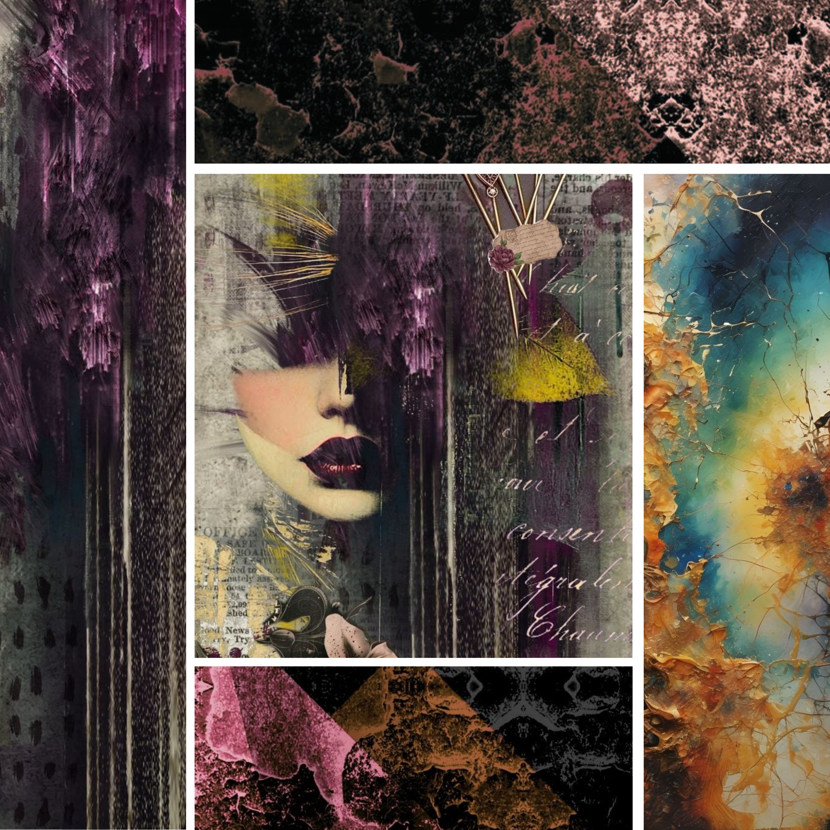 Summer 26' Grunge n' Gothic -Mixed Media 15