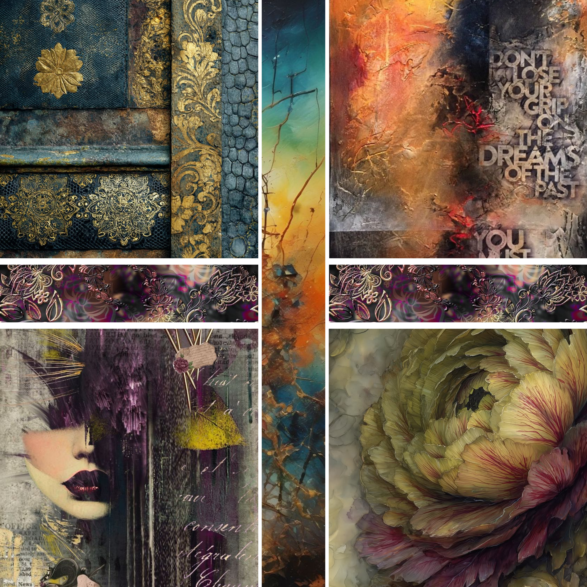Summer 26' Grunge n' Gothic -Mixed Media 2