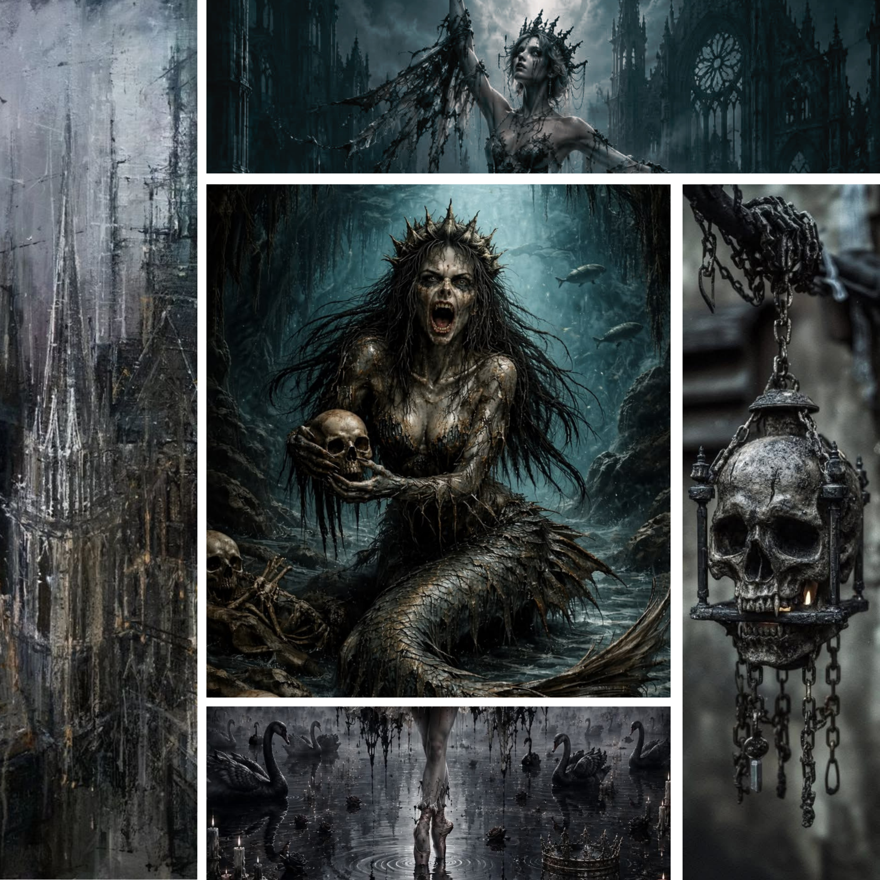 Summer 26' Grunge n' Gothic -Mixed Media 9