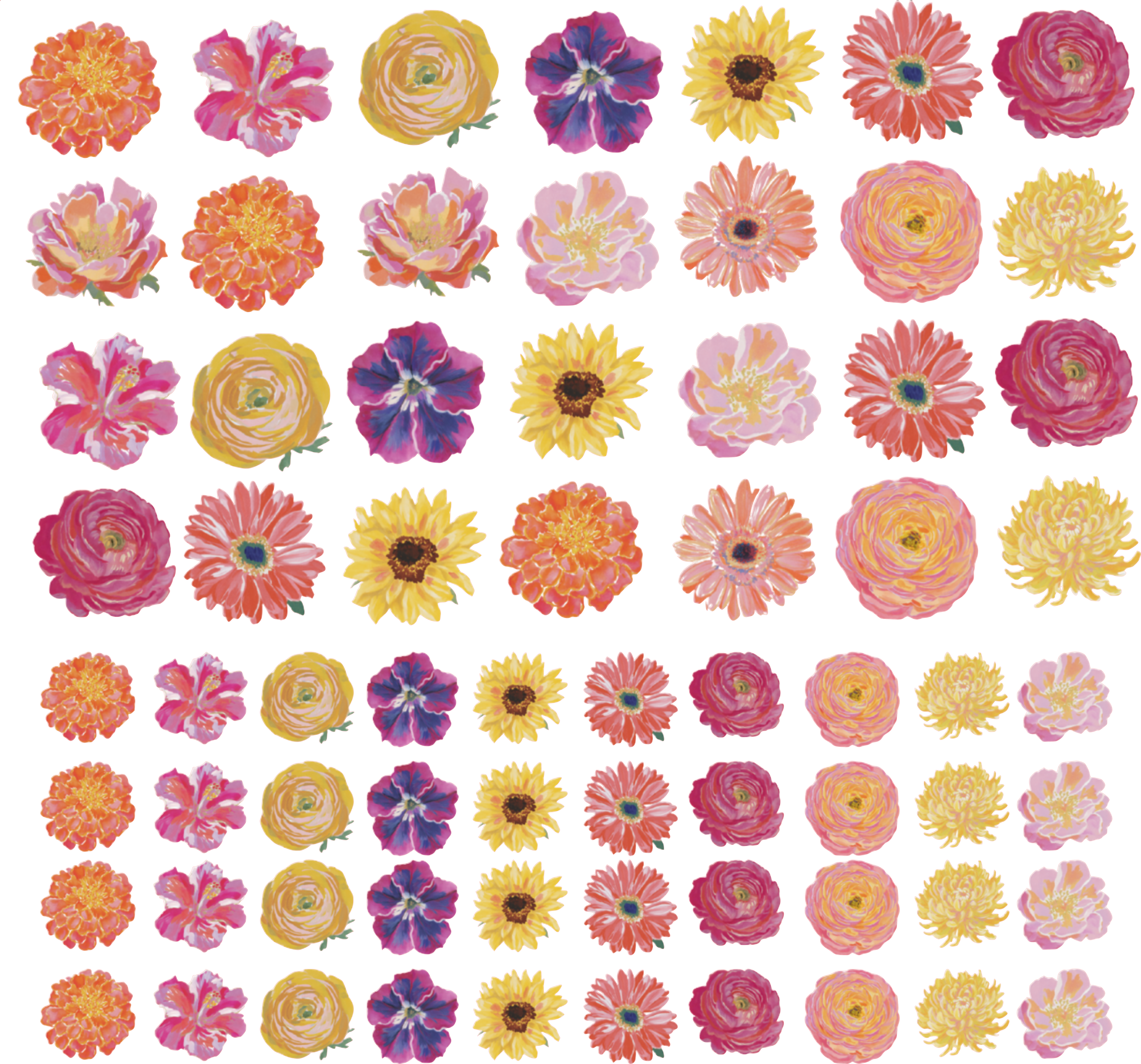 Floral Element Sheet 1