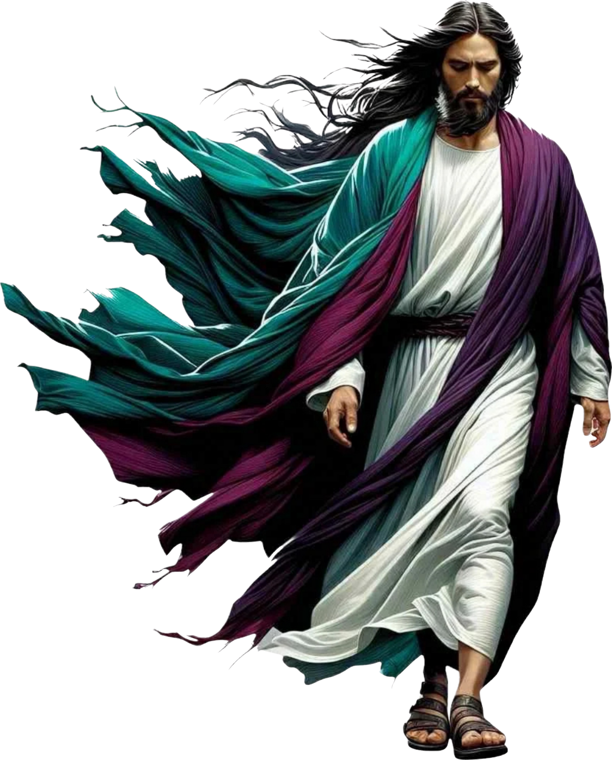 Walk on Water Color Decal 5