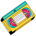 VHS Tape Decal