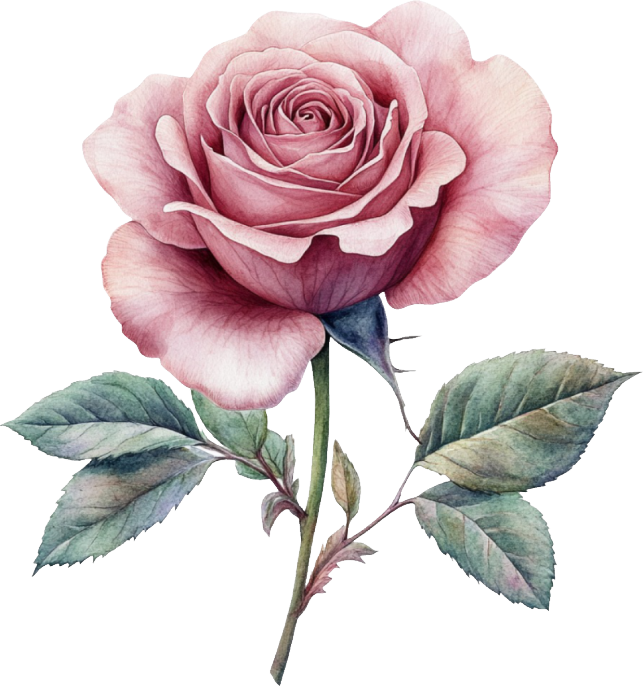 Vintage Floral Collection- Decal 1
