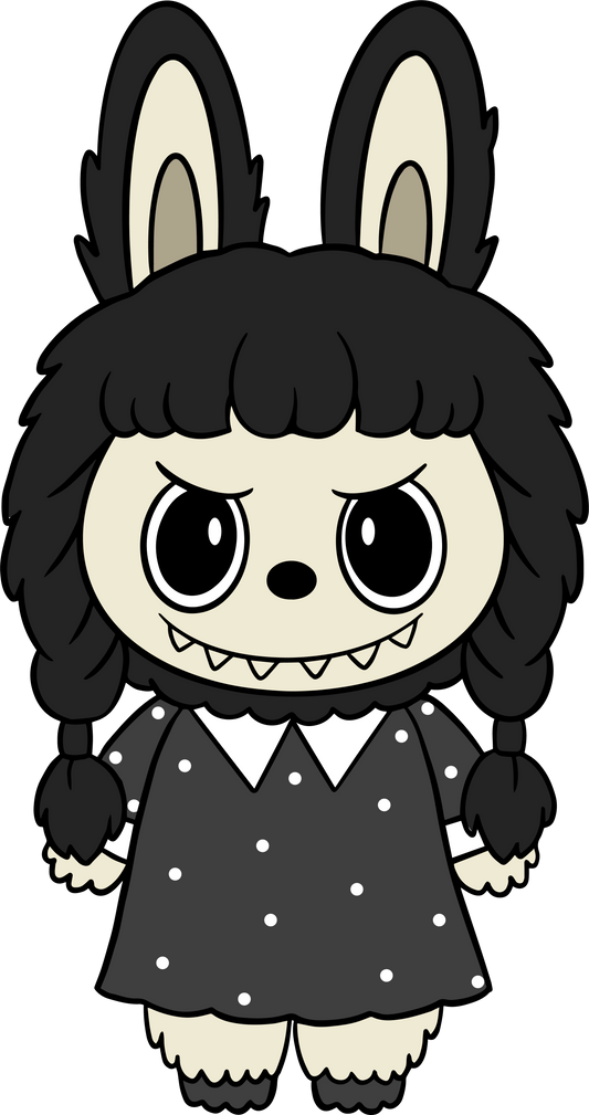 Halloween Labubu Wednesday